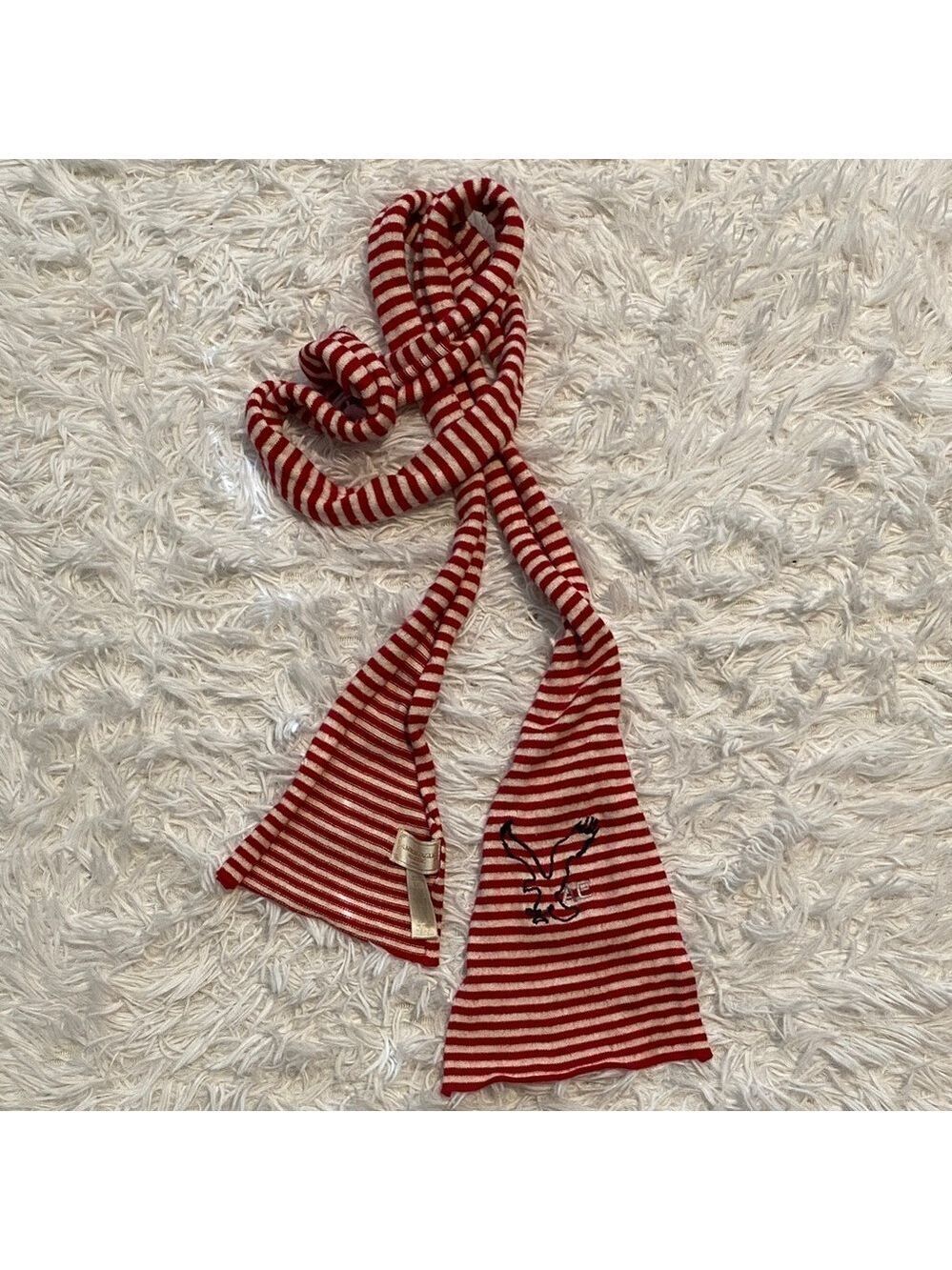 American eagle vintage Y2K Striped Red Scarf